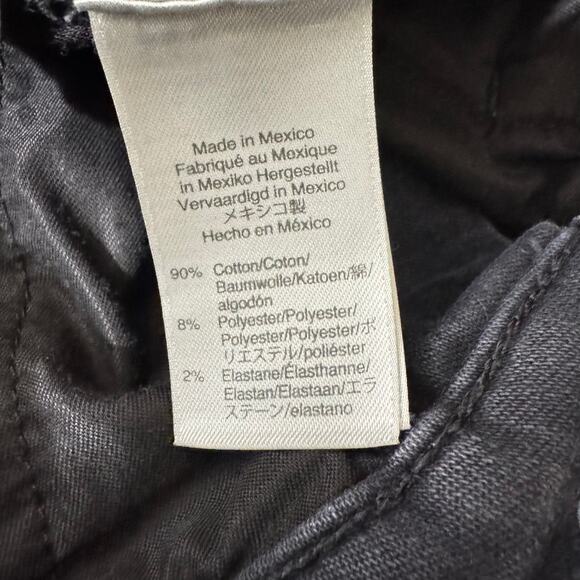 J. Crew Curvy Toothpick Black Washed Skinny Jeans Size 30 - Picture 7 of 9